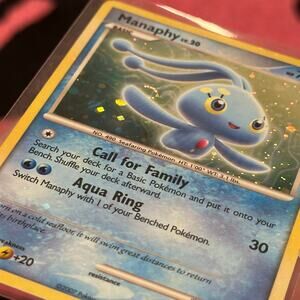 Manaphy 4 – Pokémon TCG Manaphy & Lucario Collection – Holo Bleed – As Pictured